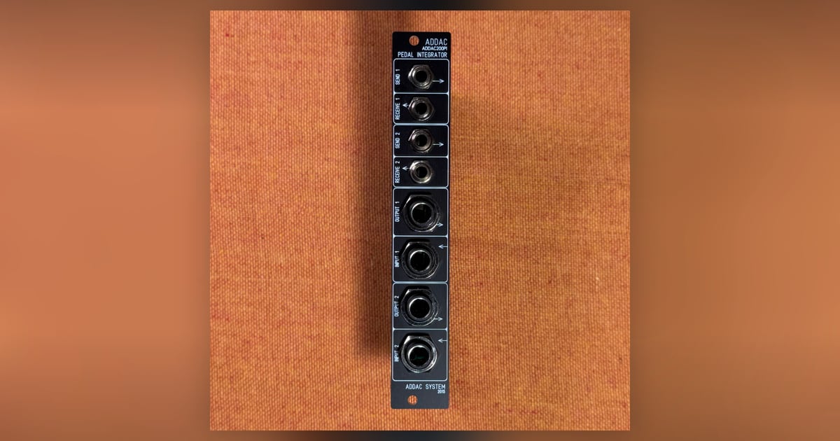 ADDAC System: ADDAC200PI Pedal Integrator | Takazudo Modular