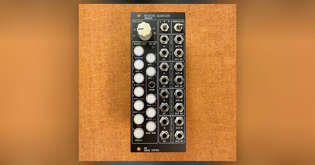 鍵盤楽器 ADDAC ADDAC207 Intuitive Quantizer ADDAC207 - ADDAC200 Series - Modules - Products - ADDAC System