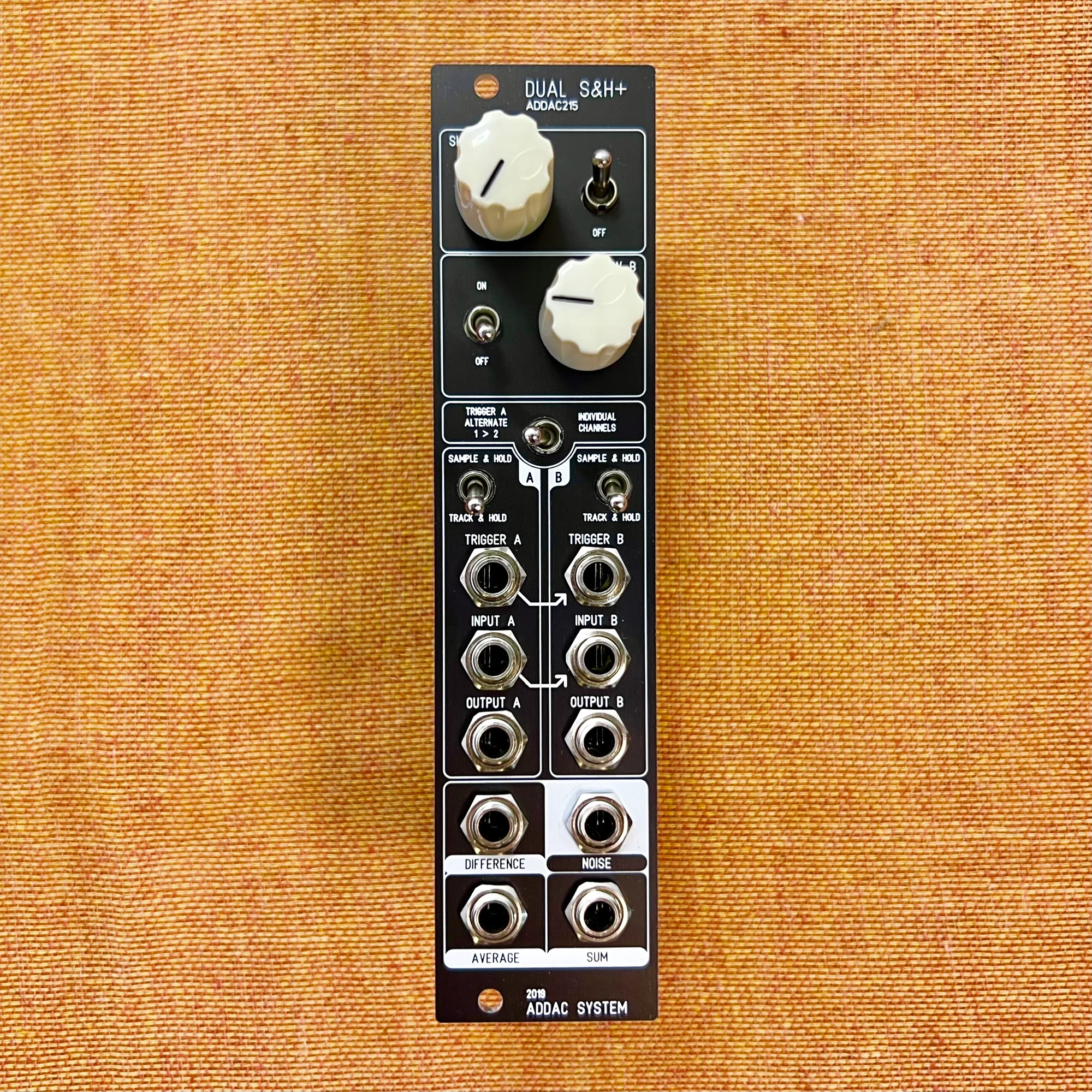 ADDAC System: ADDAC215 Dual S&H+