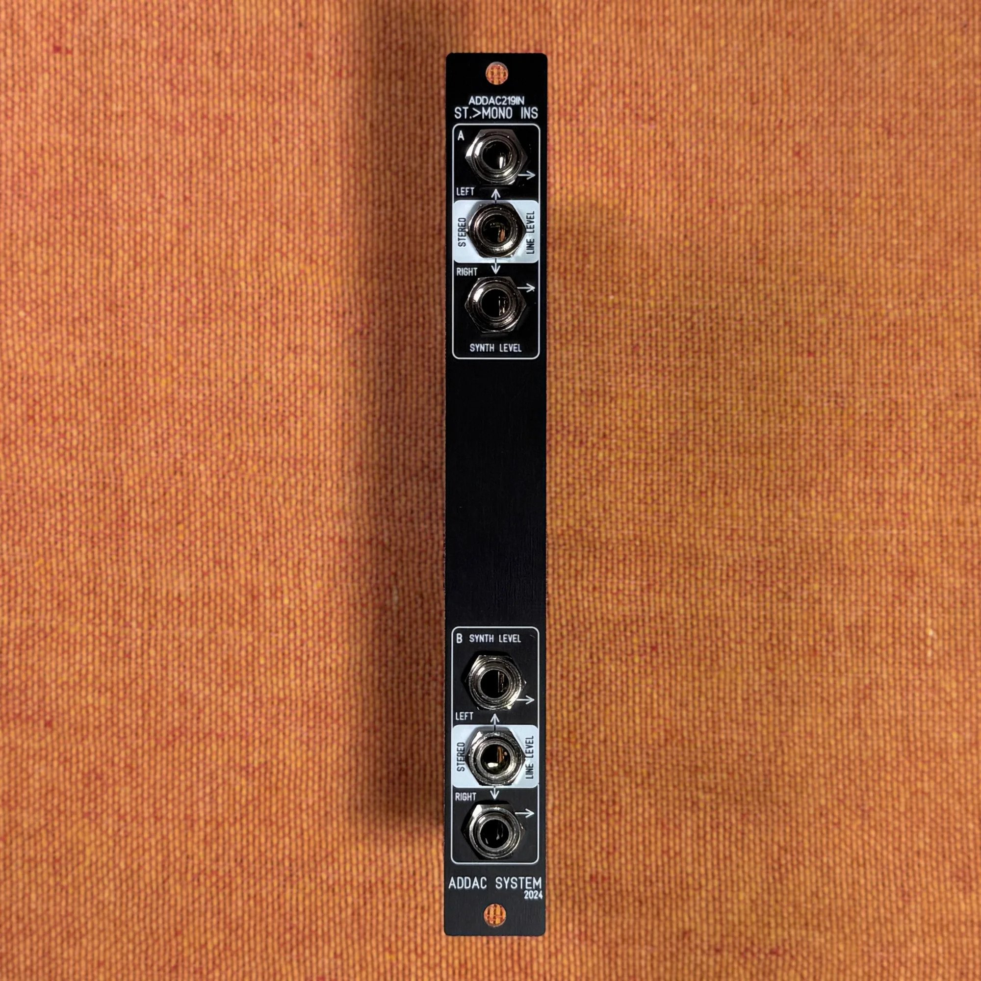 ADDAC System: ADDAC219IN Stereo > Dual Mono