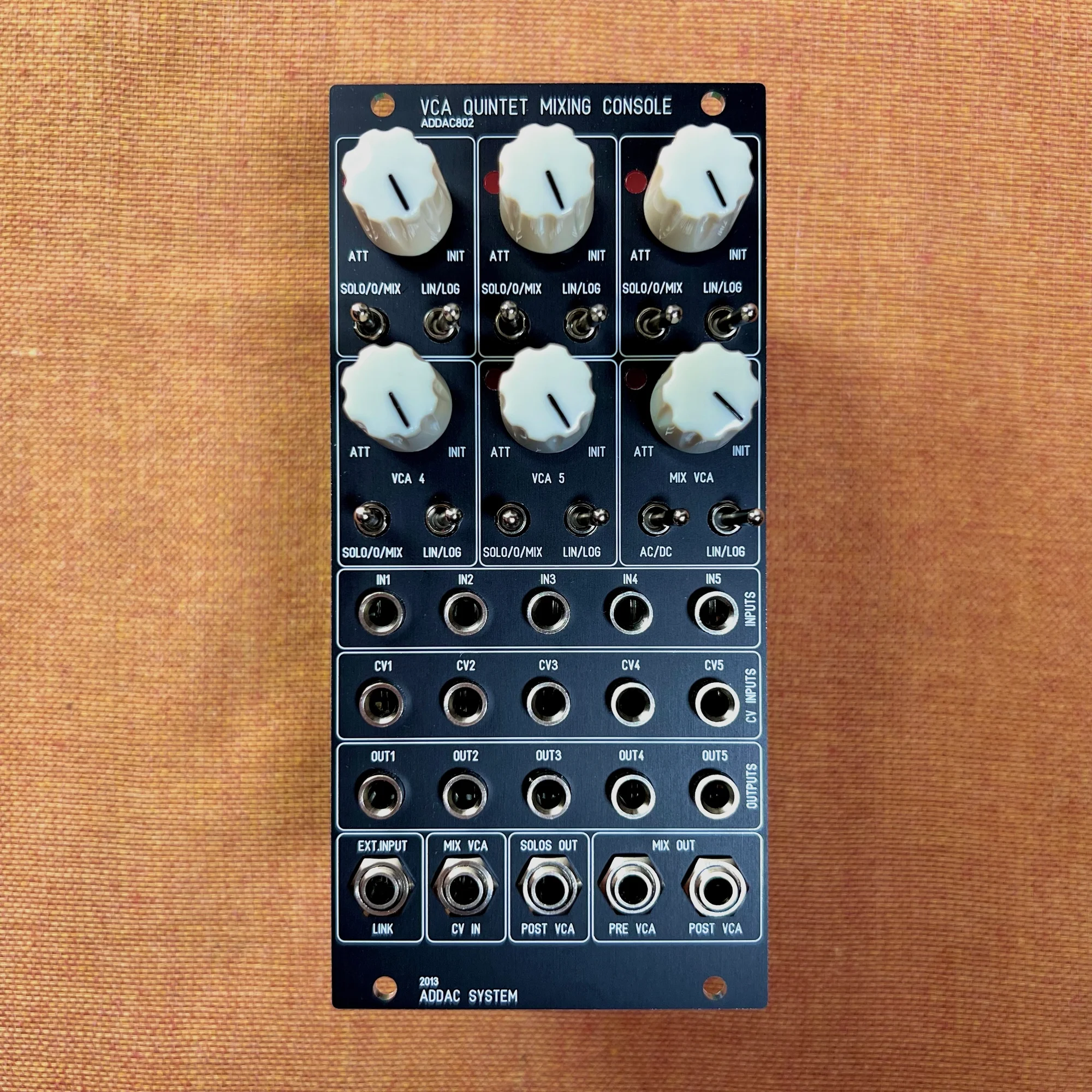 ADDAC System: ADDAC802 VCA Quintet