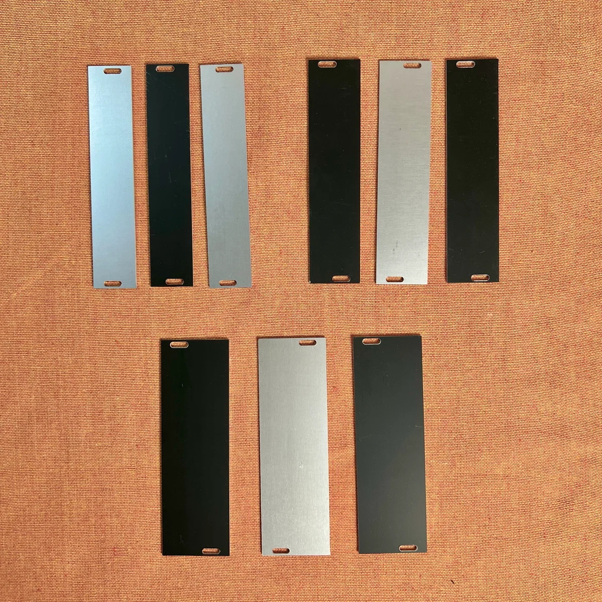 Takazudo Modular: アルミブランクパネル3U中 9枚セット