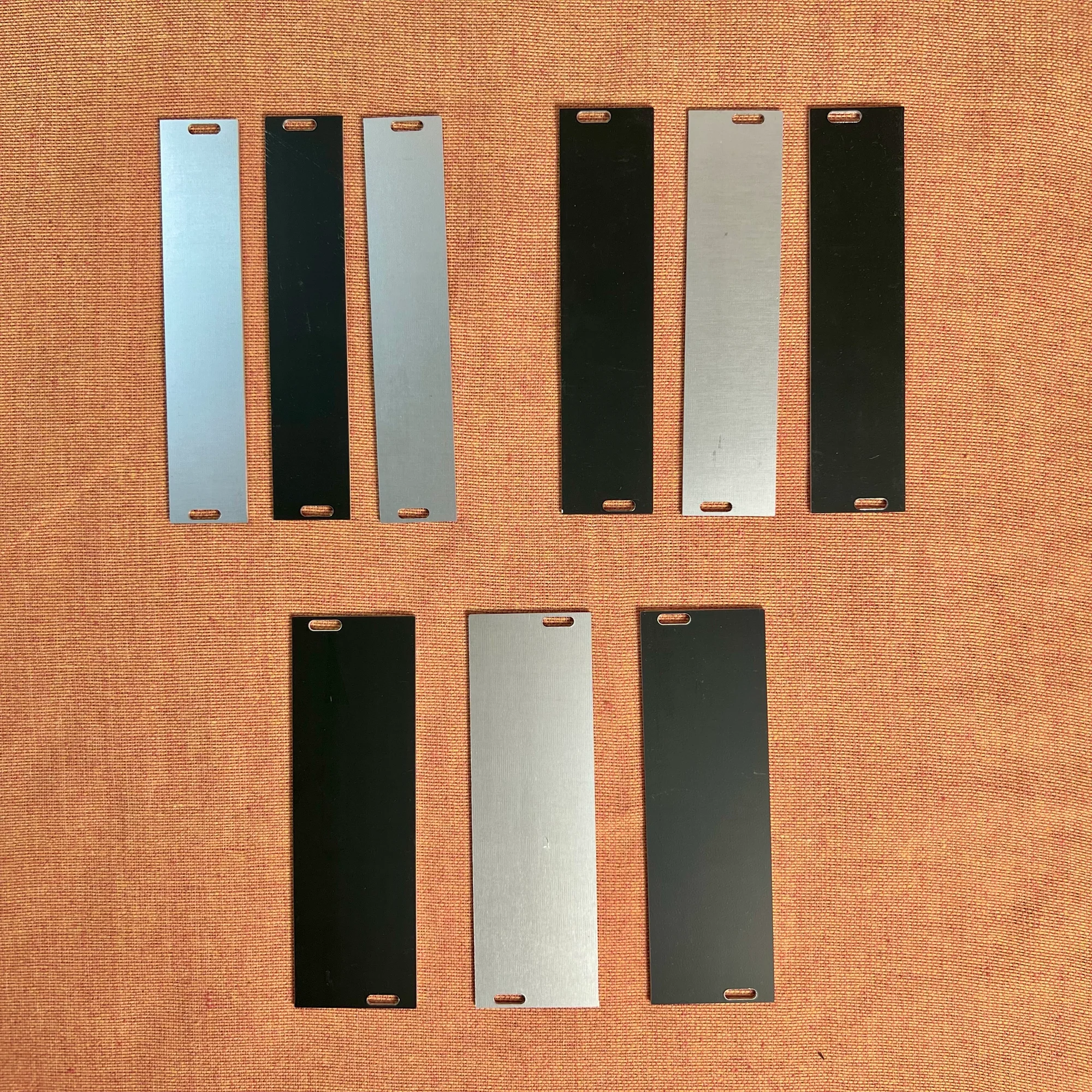 Takazudo Modular: アルミブランクパネル3U中 9枚セット