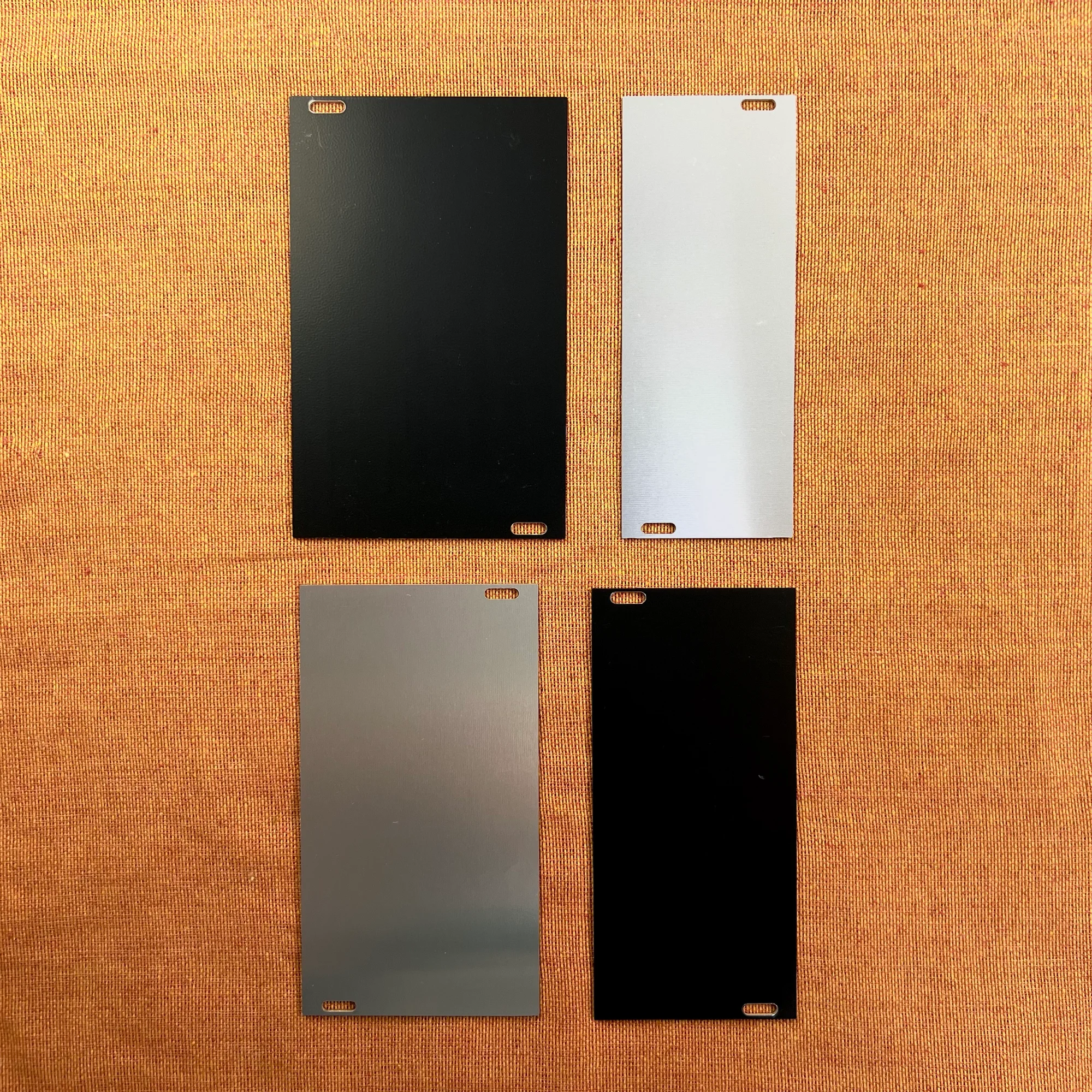 Takazudo Modular: アルミブランクパネル3U大 4枚セット