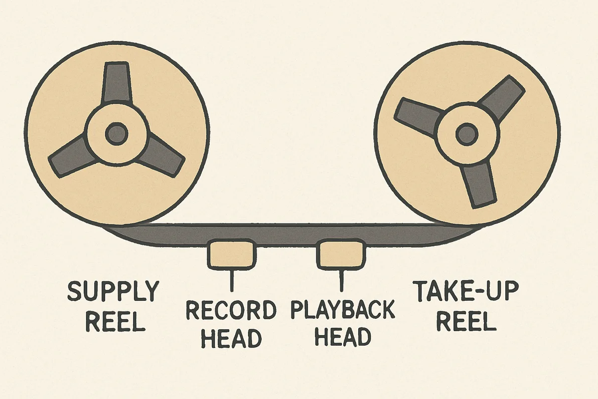 テープディレイの図
