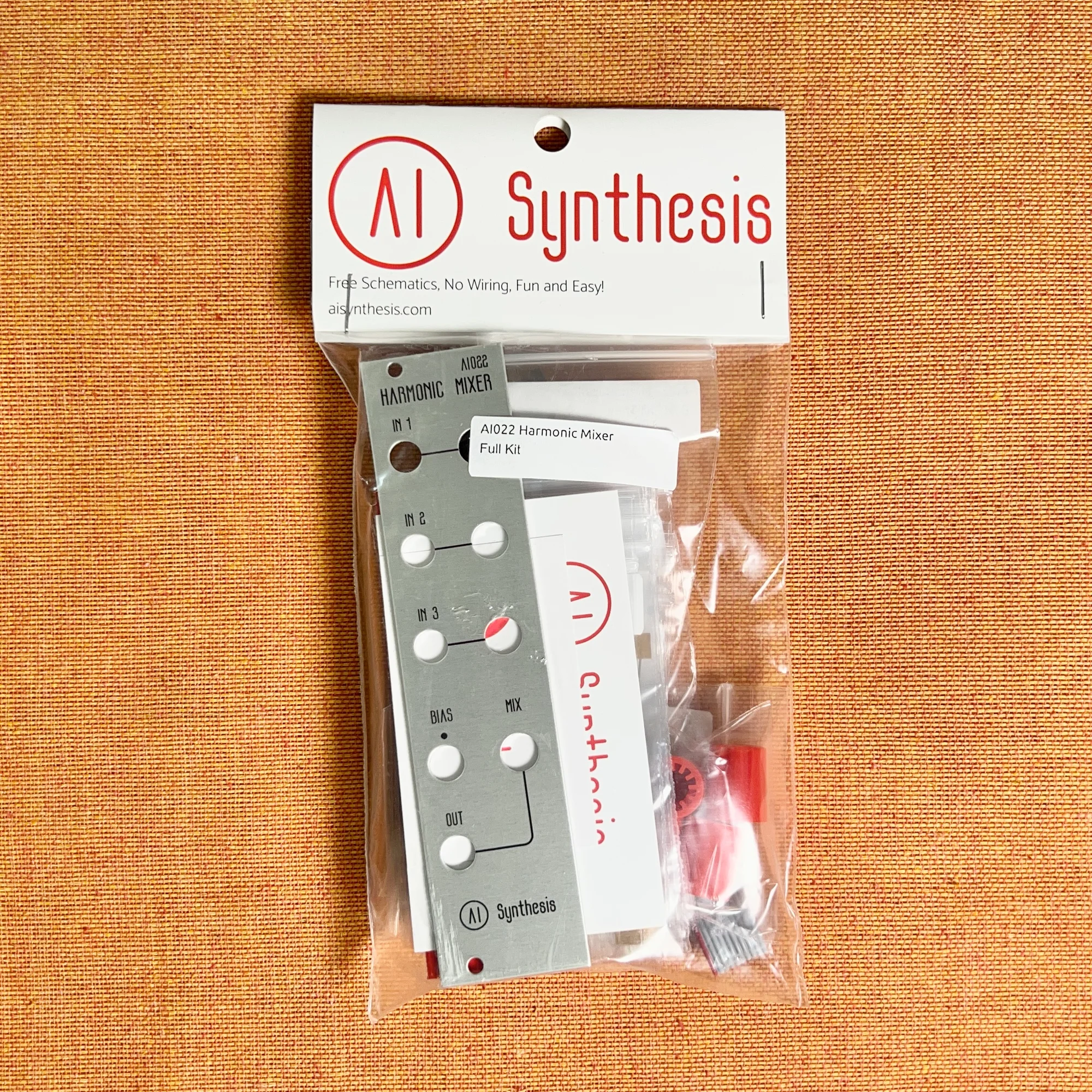 AI Synthesis: AI022 Harmonic Mixer (Aluminium Panel) DIY Kit