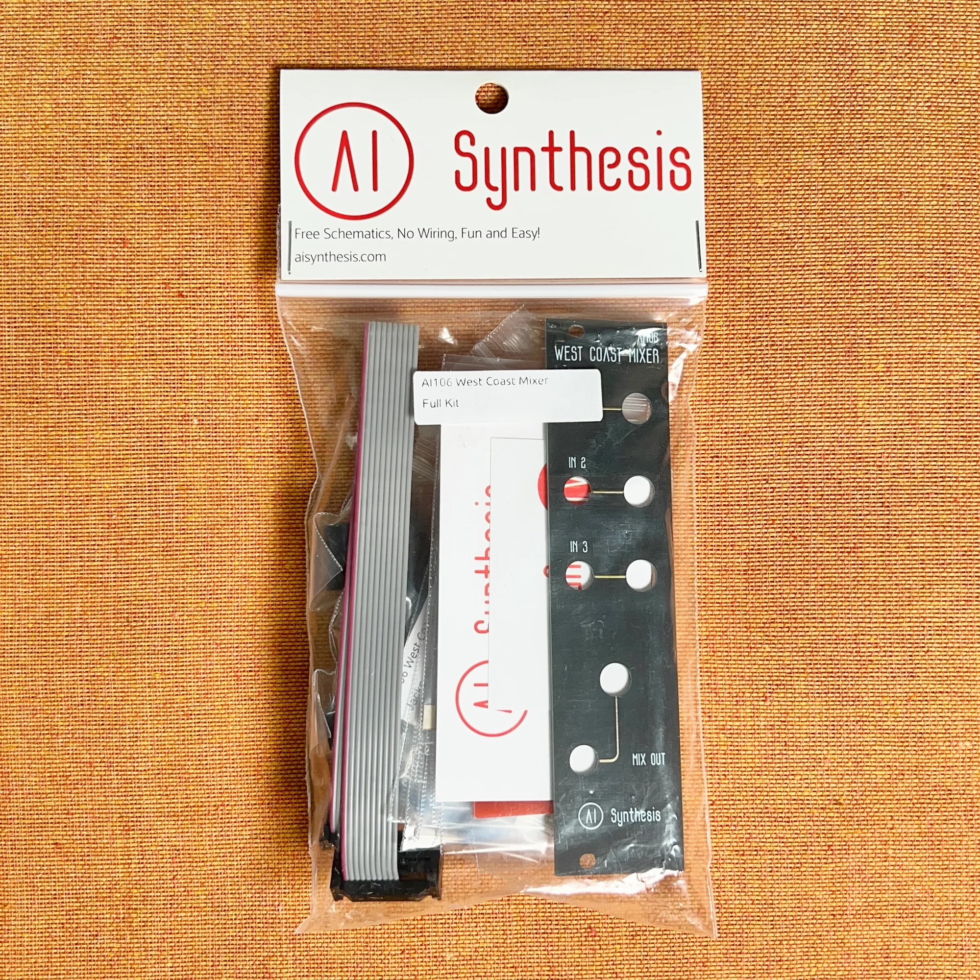 AI Synthesis: AI106 West Coast Mixer (Black) DIY Kit