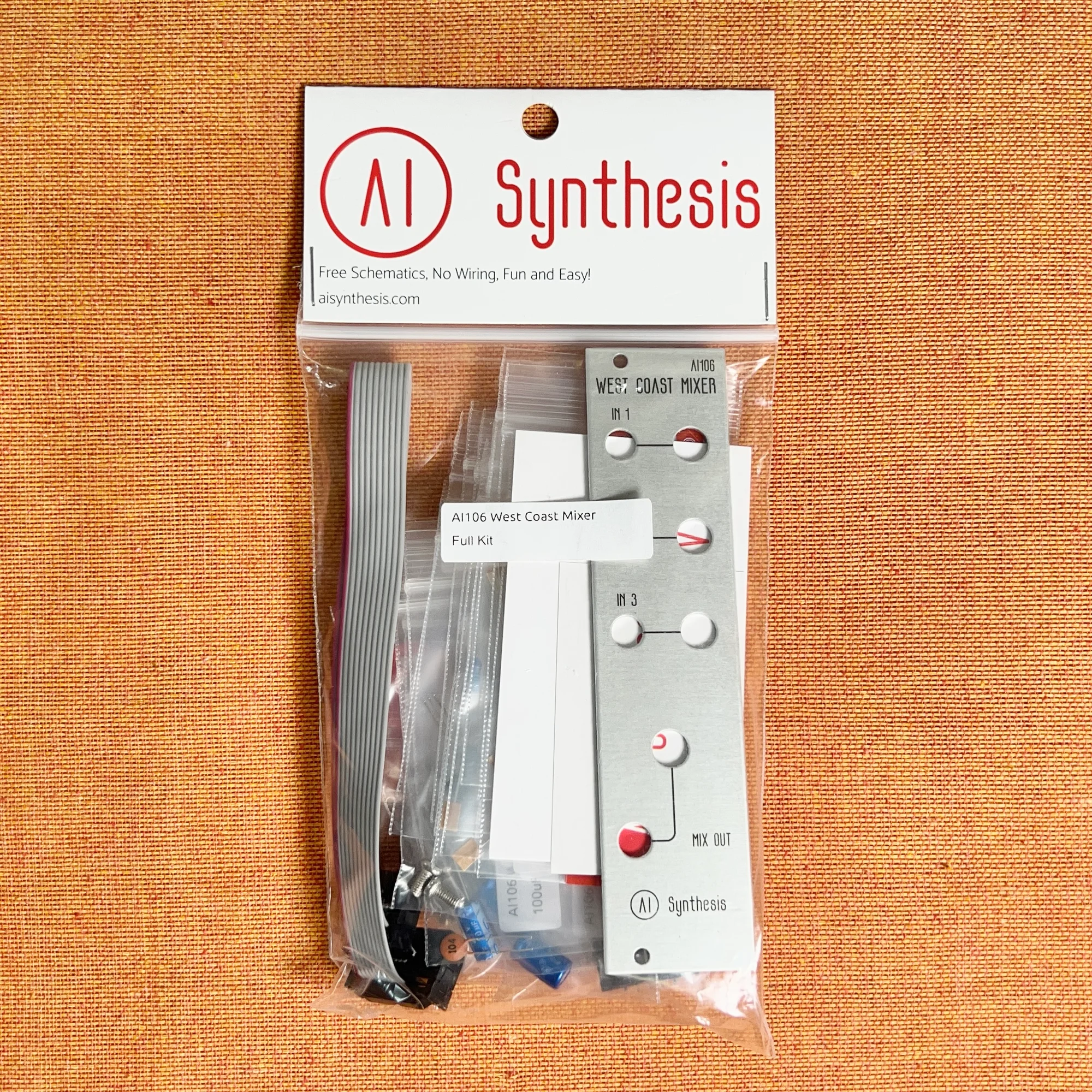 AI Synthesis: AI106 West Coast Mixer (Aluminium) DIY Kit