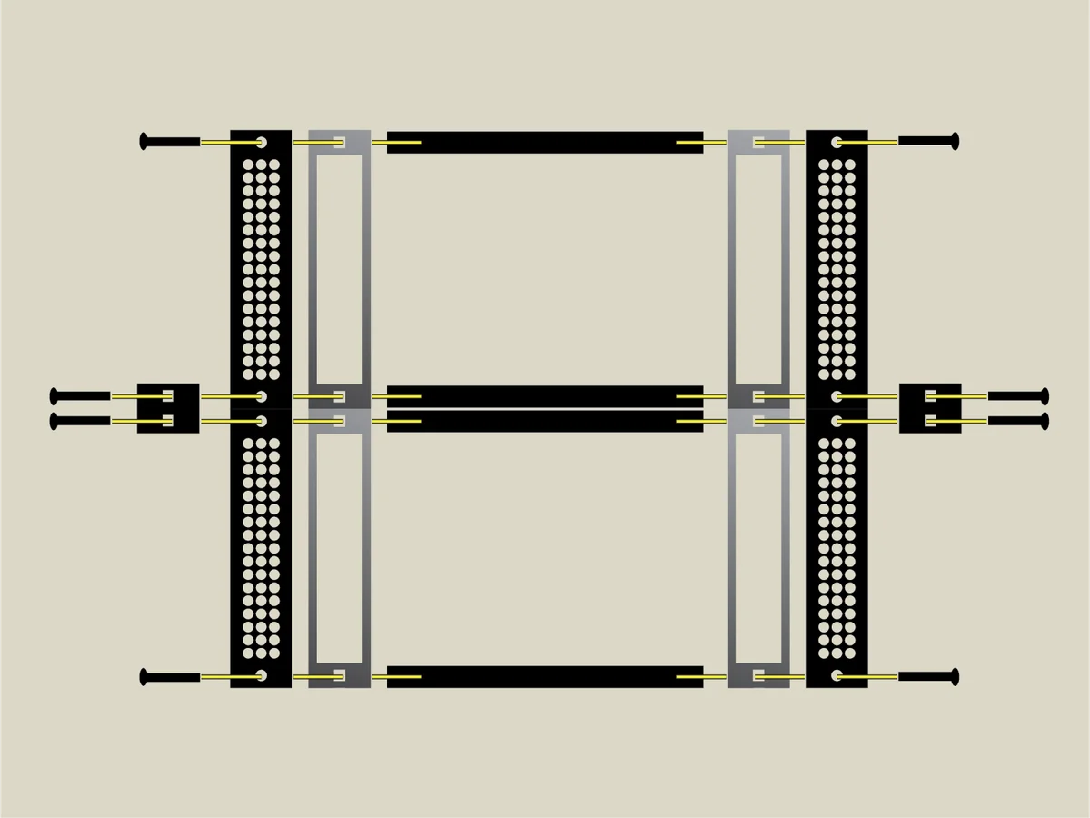 レールフレームの組み立てポイント図