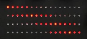 LEDの表示:フィルターの周波数