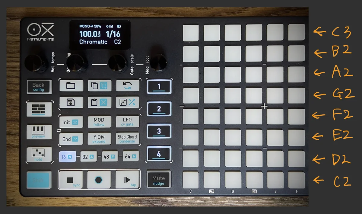 OXI ONE 解説 その1: 全体の設定とMono modeの操作 | Takazudo