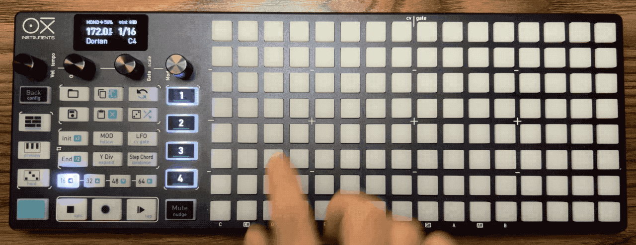 OXI ONE 解説 その1: 全体の設定とMono modeの操作 | Takazudo Modular