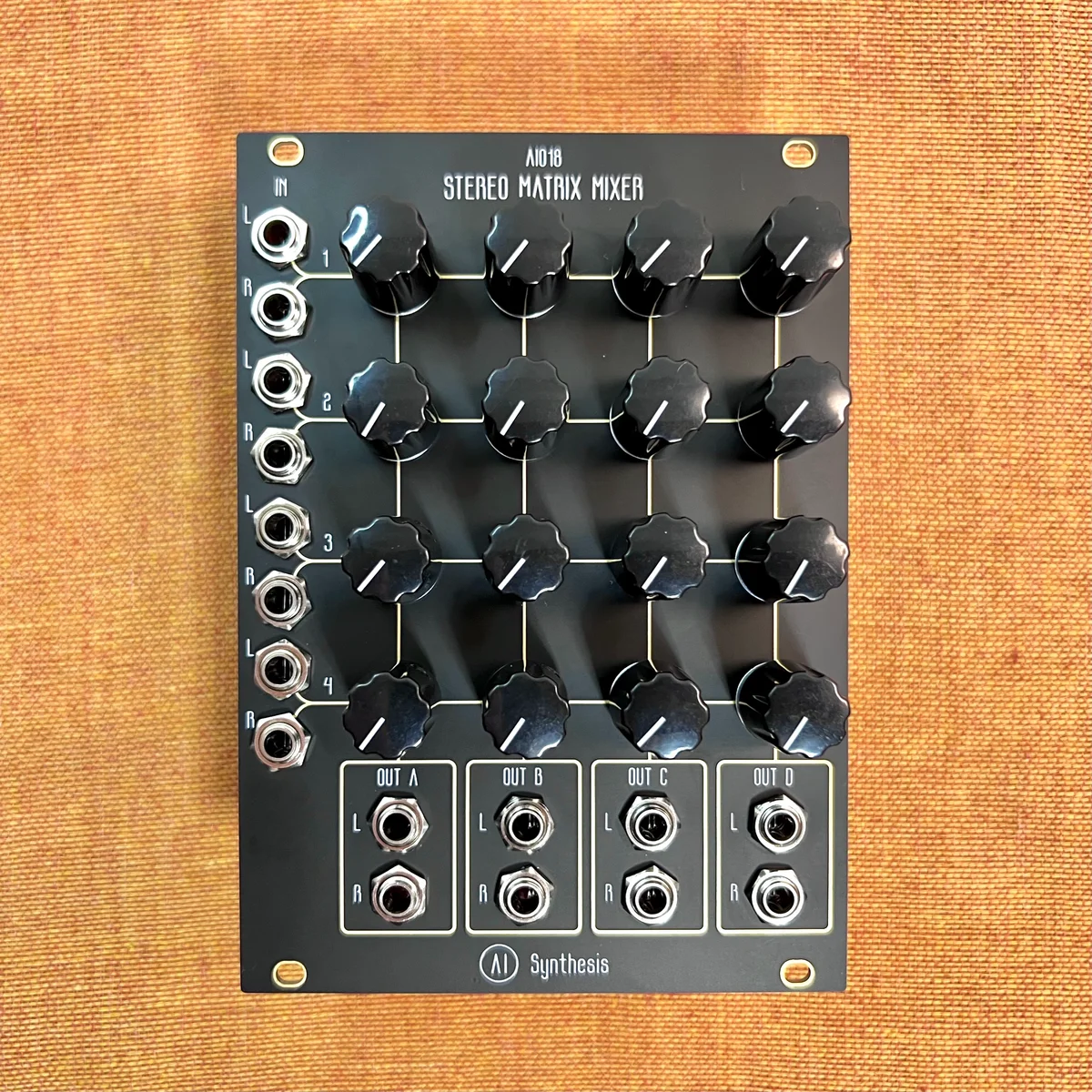 ＊＊AI Synthesis Matrix Mixer マトリックスミキサー AI Synthesis: AI018 Stereo Matrix Mixer | Takazudo Modular