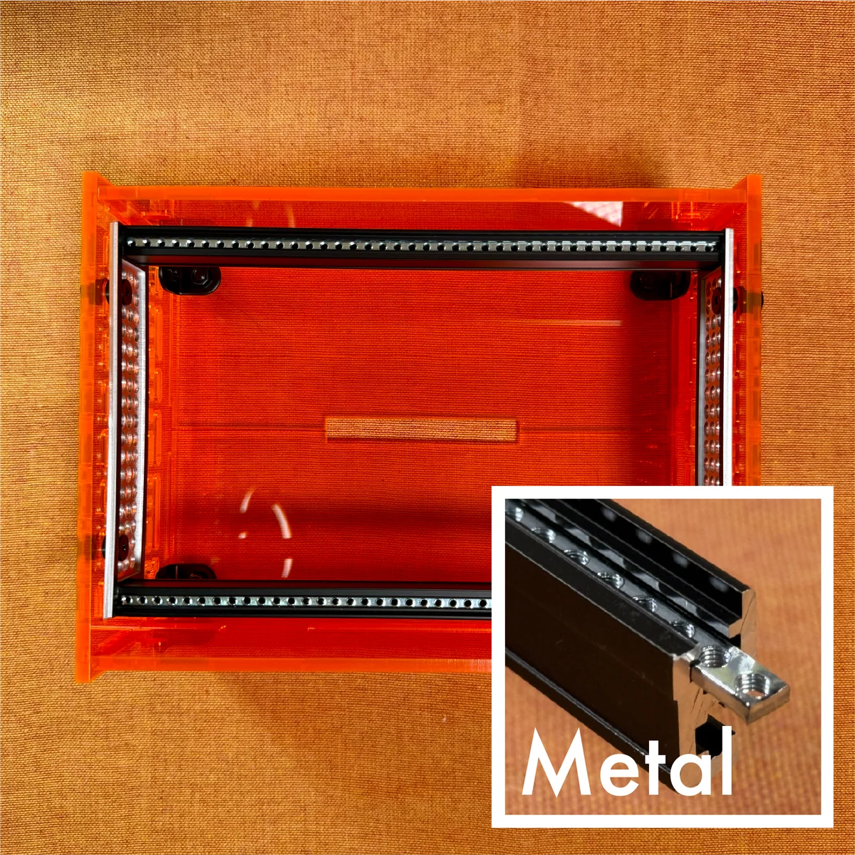 Takazudo Modular: zudo-block-40 Orange-Metal