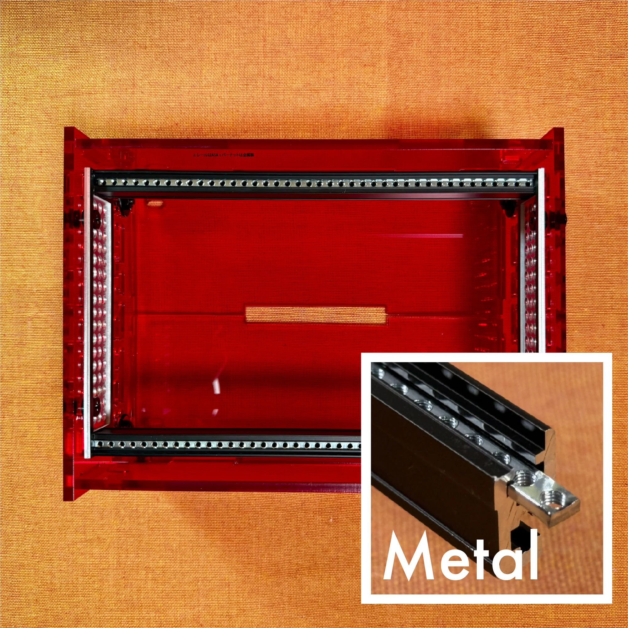 Takazudo Modular: zudo-block-40 Red-Metal