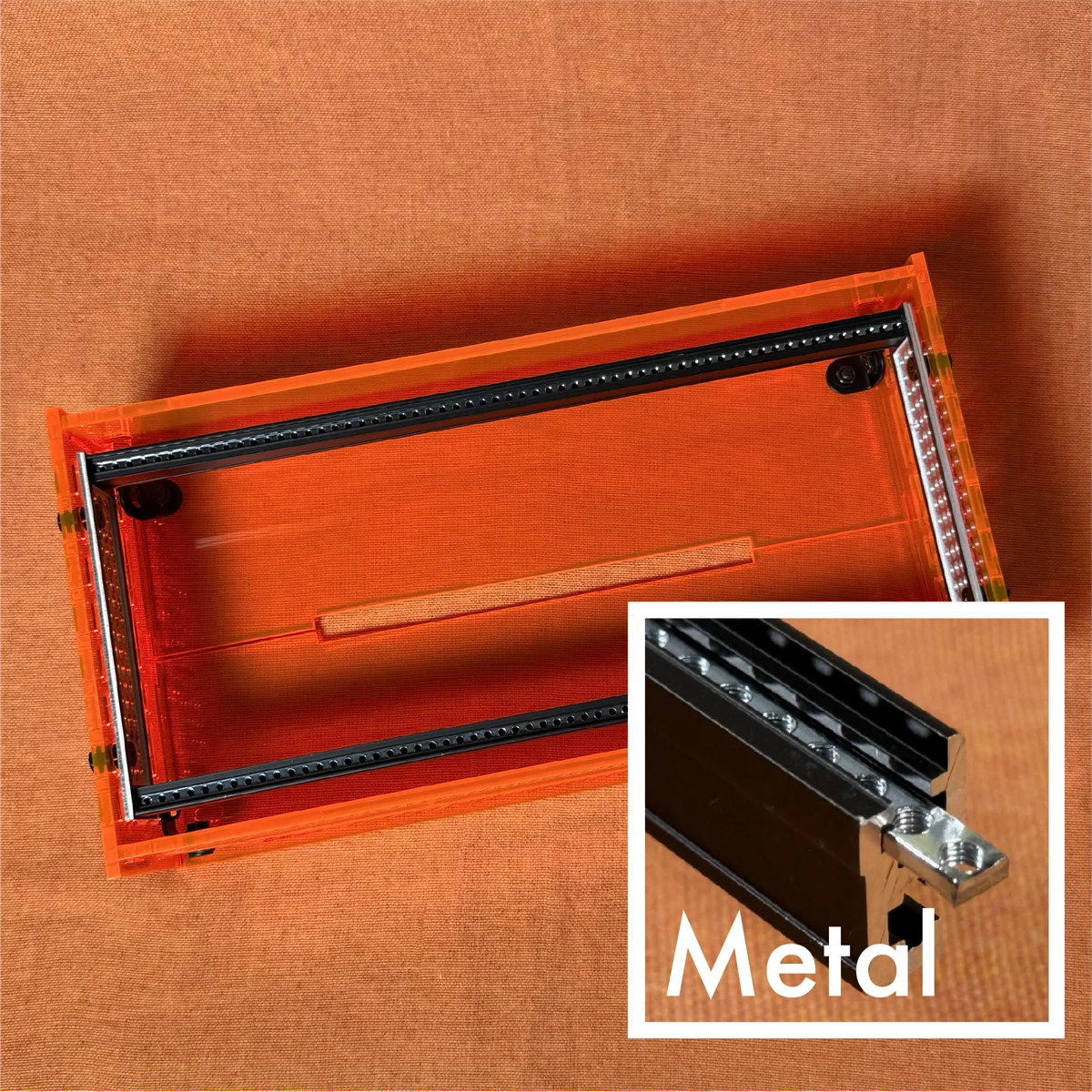 Takazudo Modular: zudo-block-60 Orange-Metal