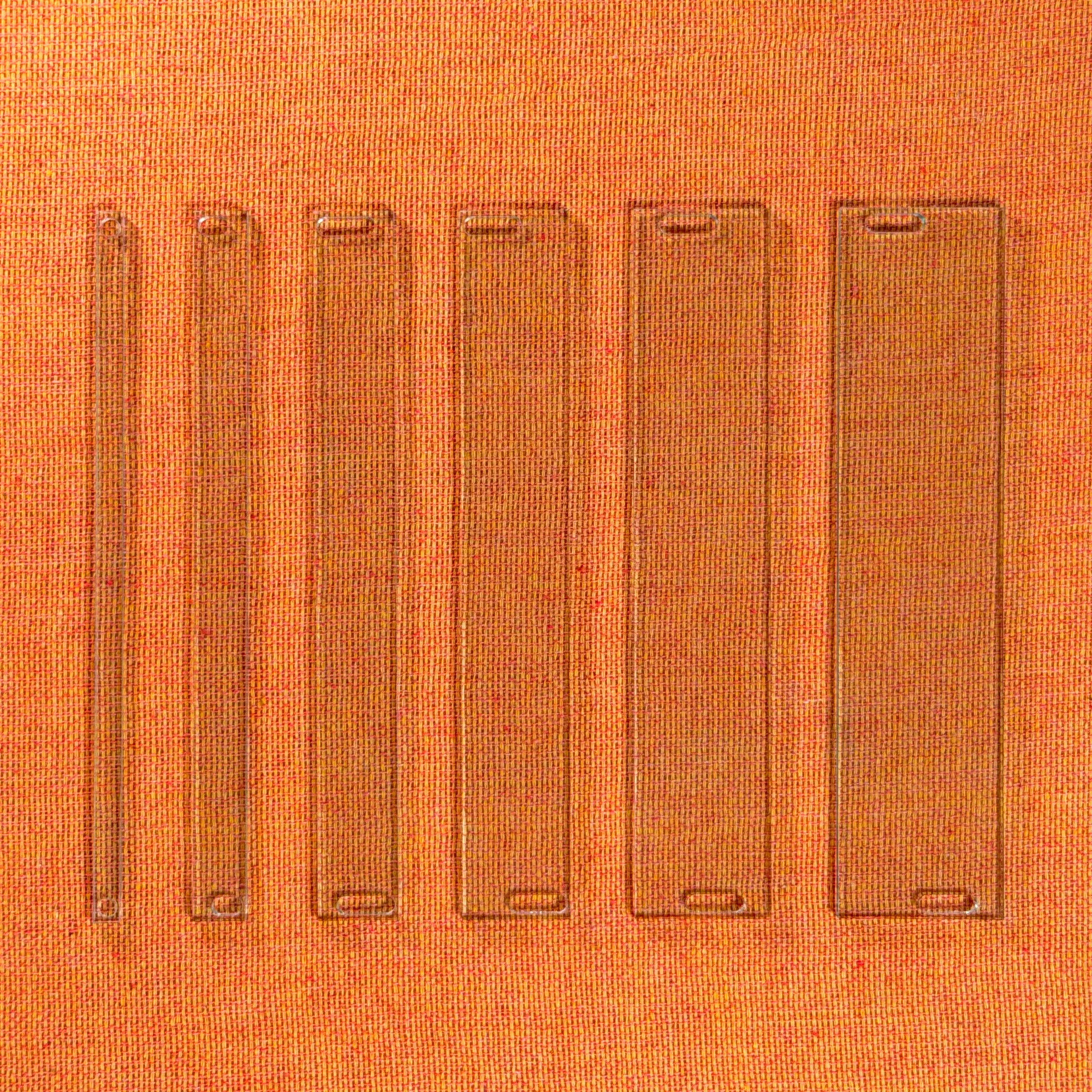 Takazudo Modular: ブランクパネル: Iromihon-ACR GlassCyan-S