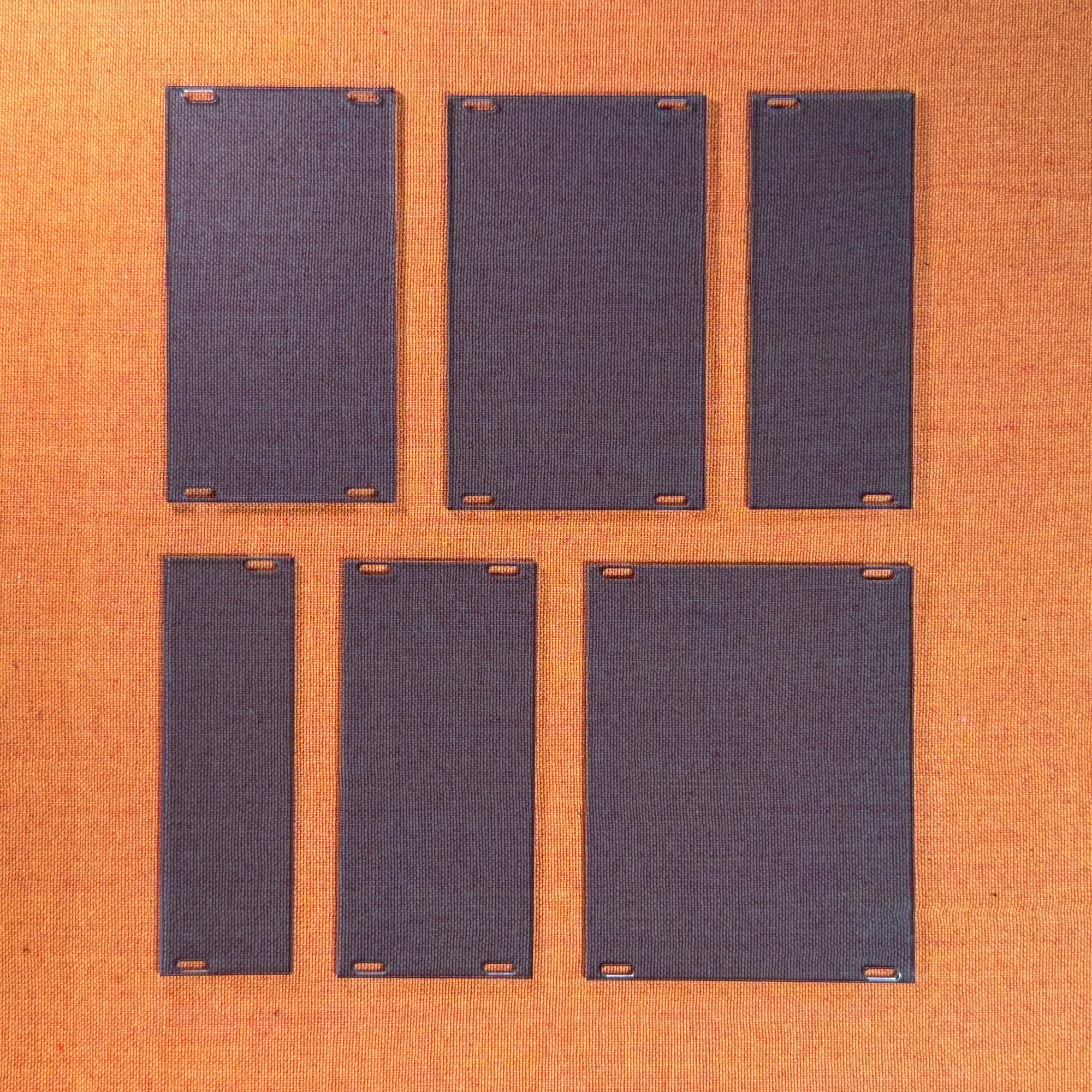 Takazudo Modular: ブランクパネル: Iromihon-ACR OceanBlue-L