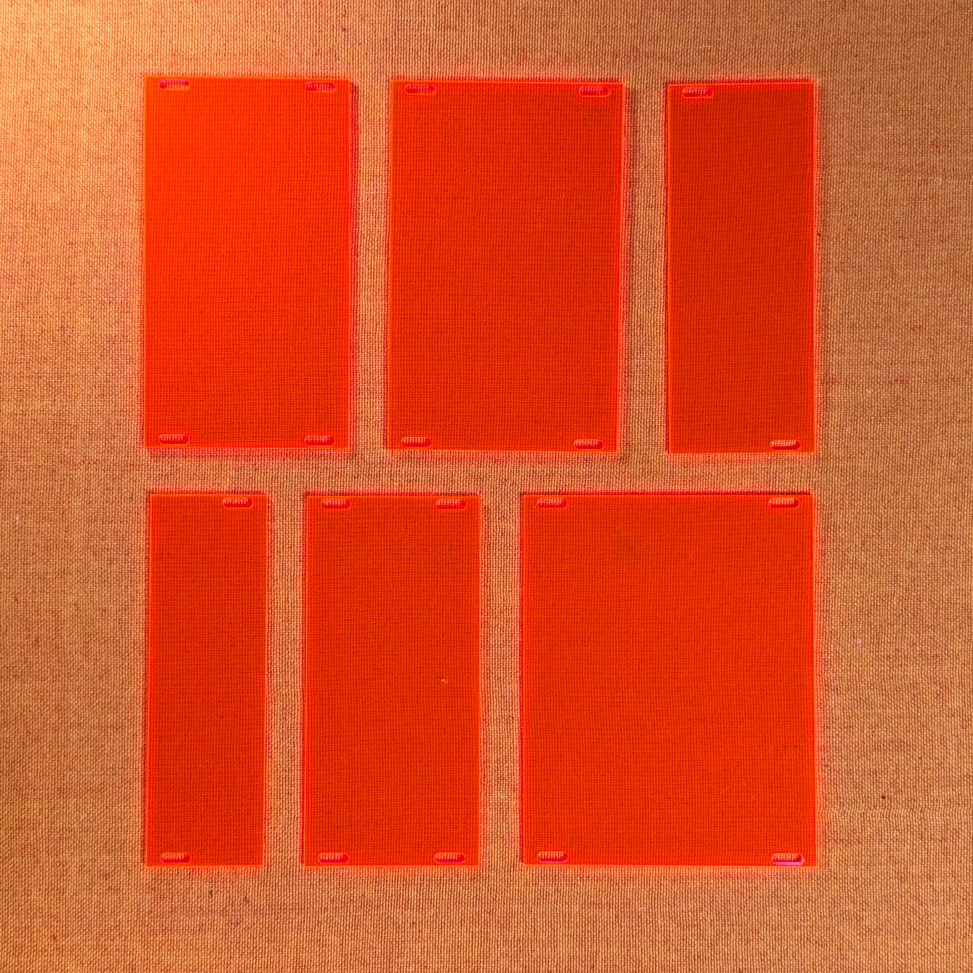 Takazudo Modular: ブランクパネル: Iromihon-ACR Orange-L