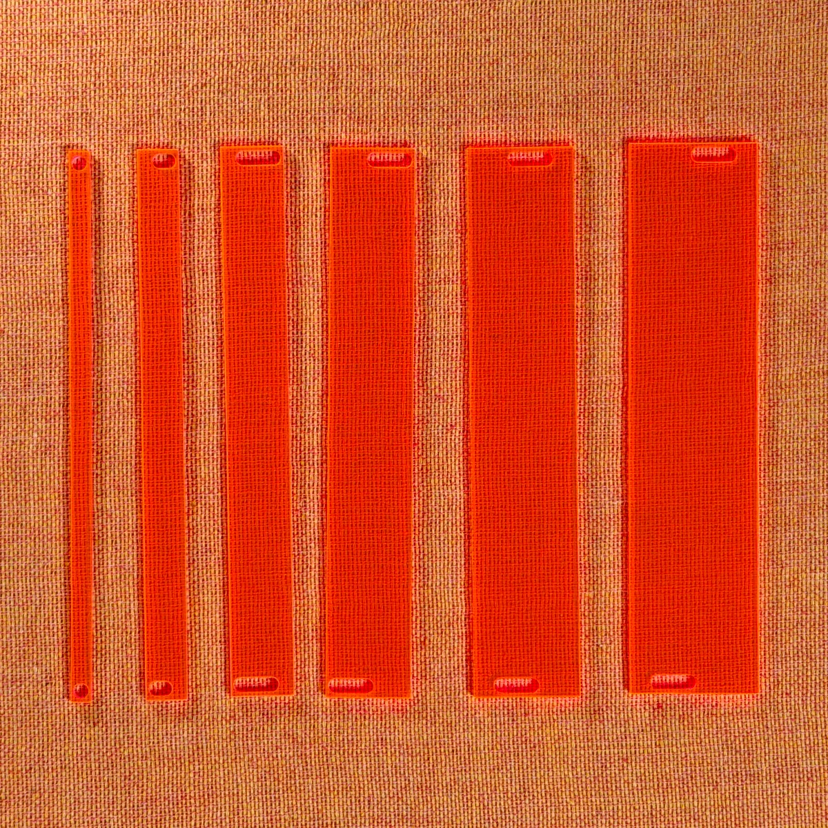 Takazudo Modular: ブランクパネル: Iromihon-ACR Orange-S