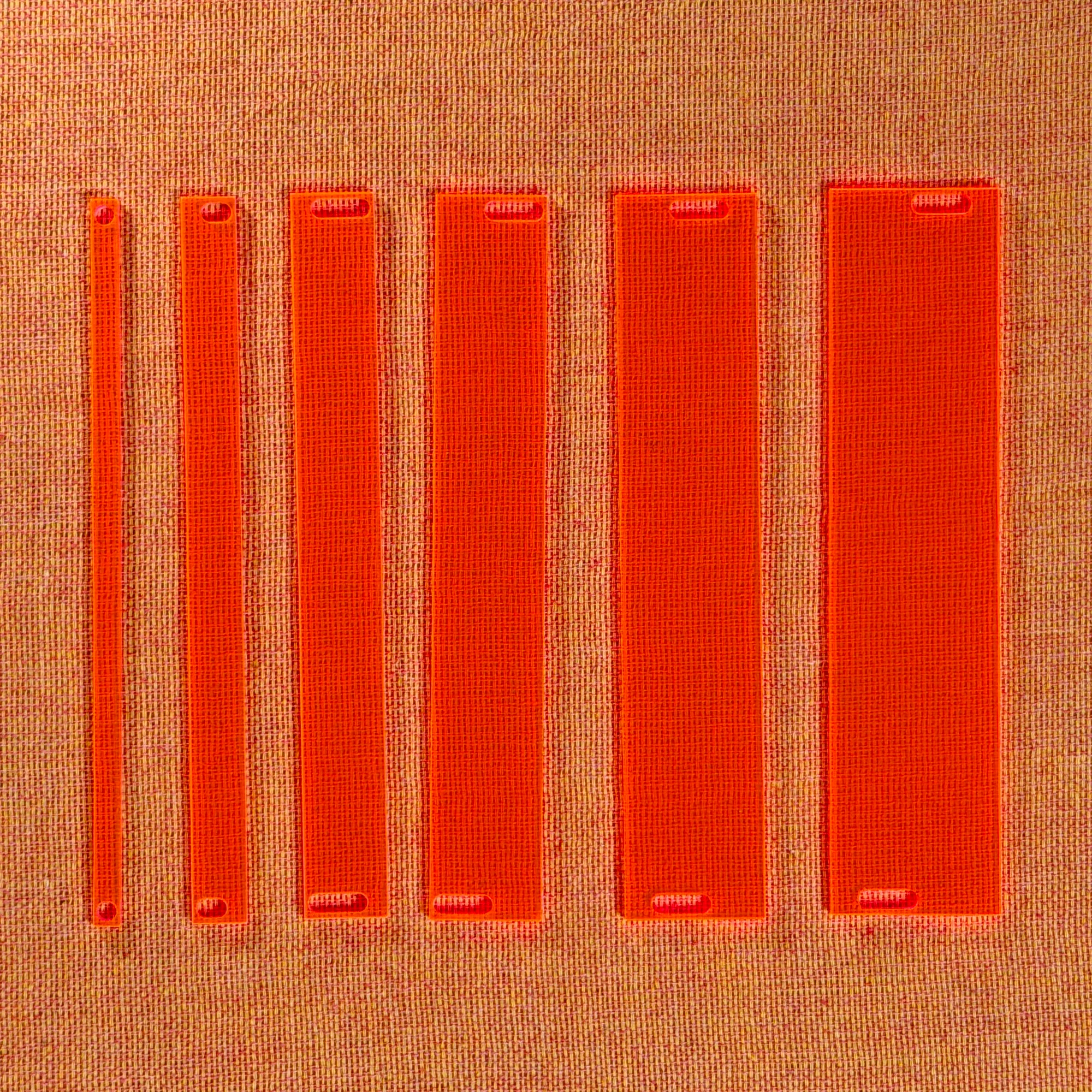 Takazudo Modular: ブランクパネル: Iromihon-ACR Orange-S