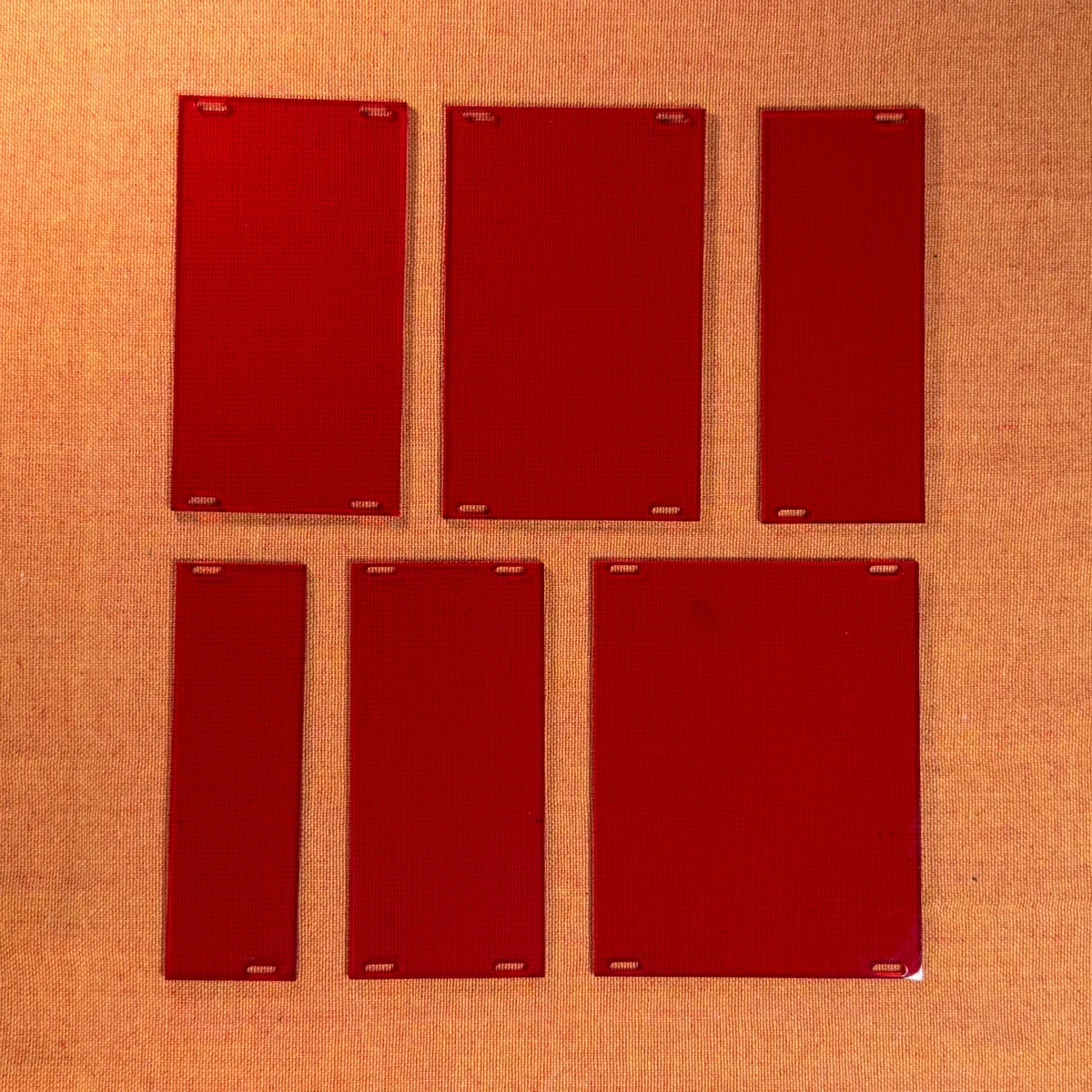 Takazudo Modular: ブランクパネル: Iromihon-ACR Red-L