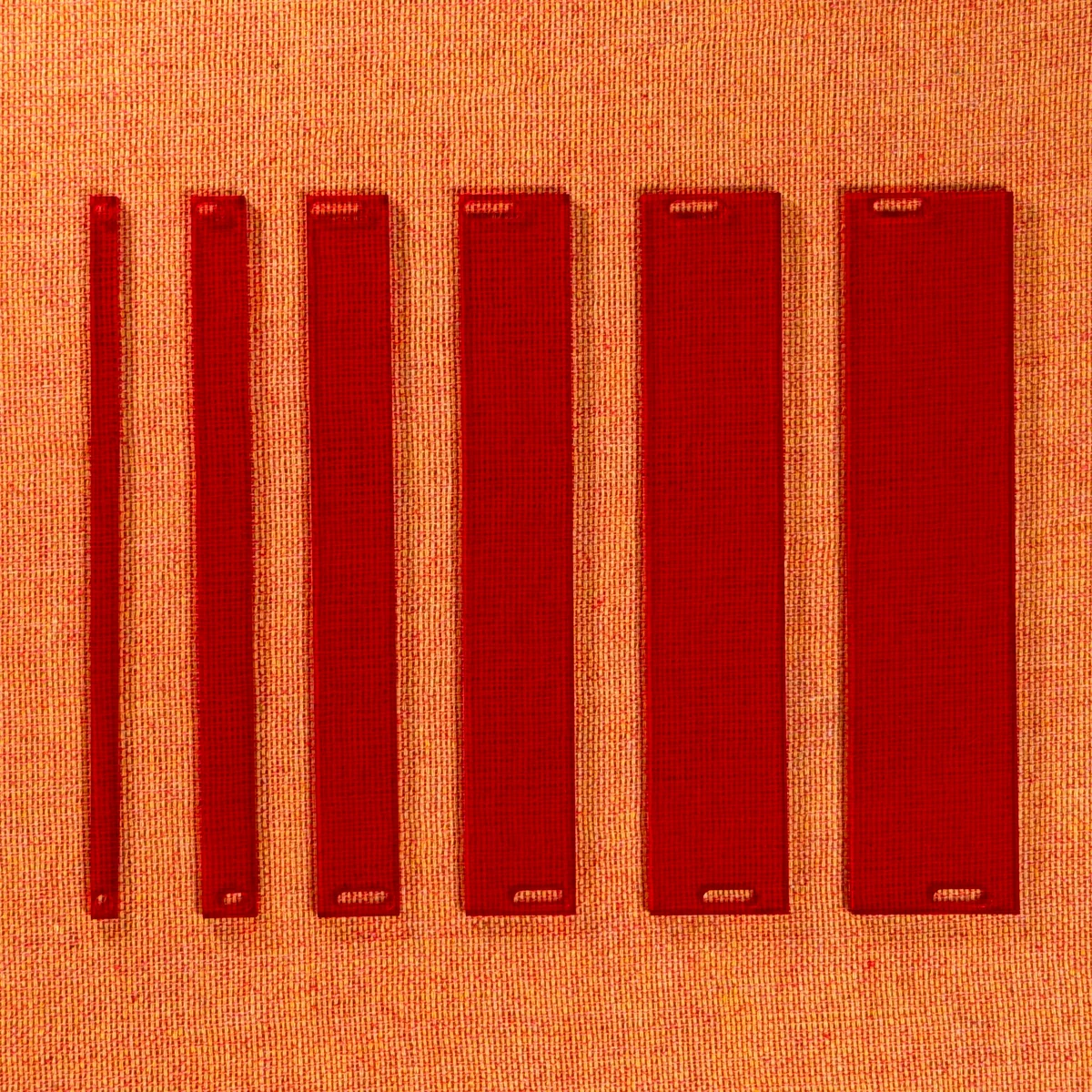 Takazudo Modular: ブランクパネル: Iromihon-ACR Red-S