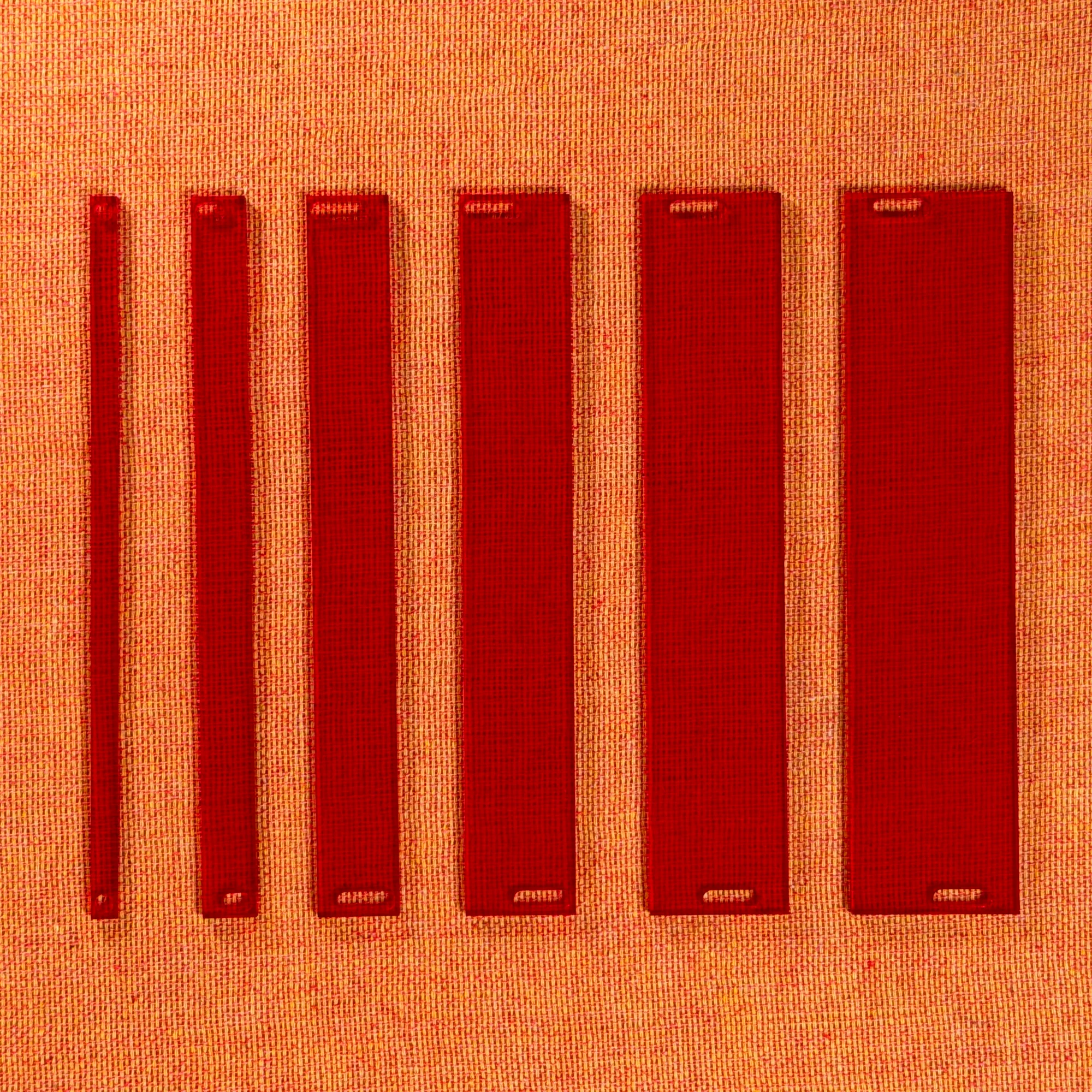 Takazudo Modular: ブランクパネル: Iromihon-ACR Red-S