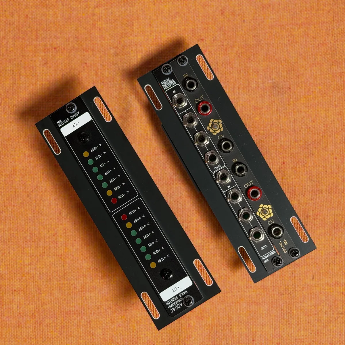 zudo-3u-to-1u example of installable 3U modules (ADDAC System)