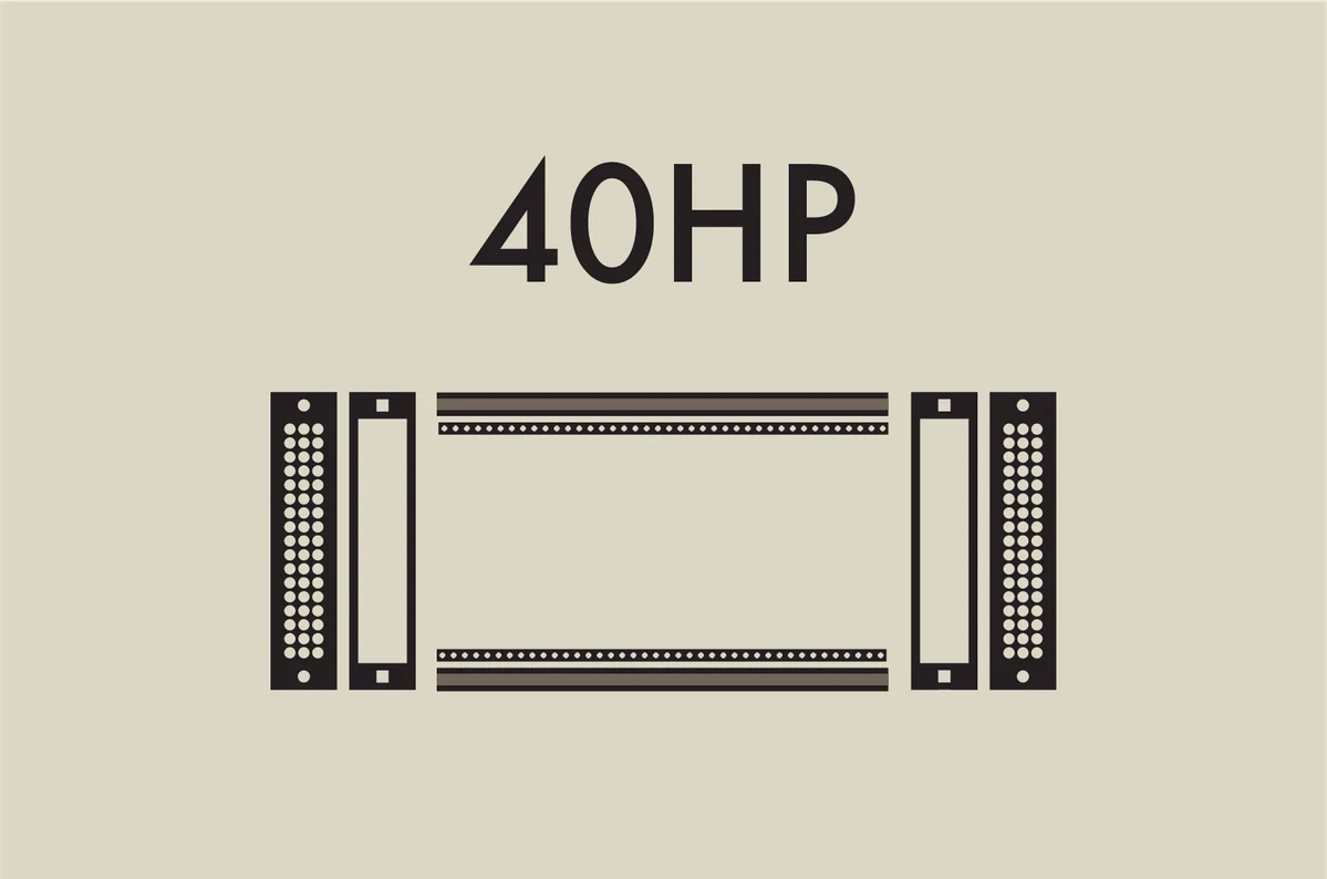 40HPレールの図