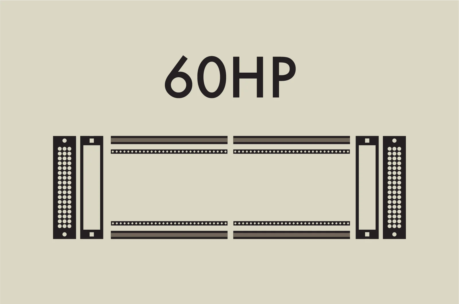 60HPレールの図