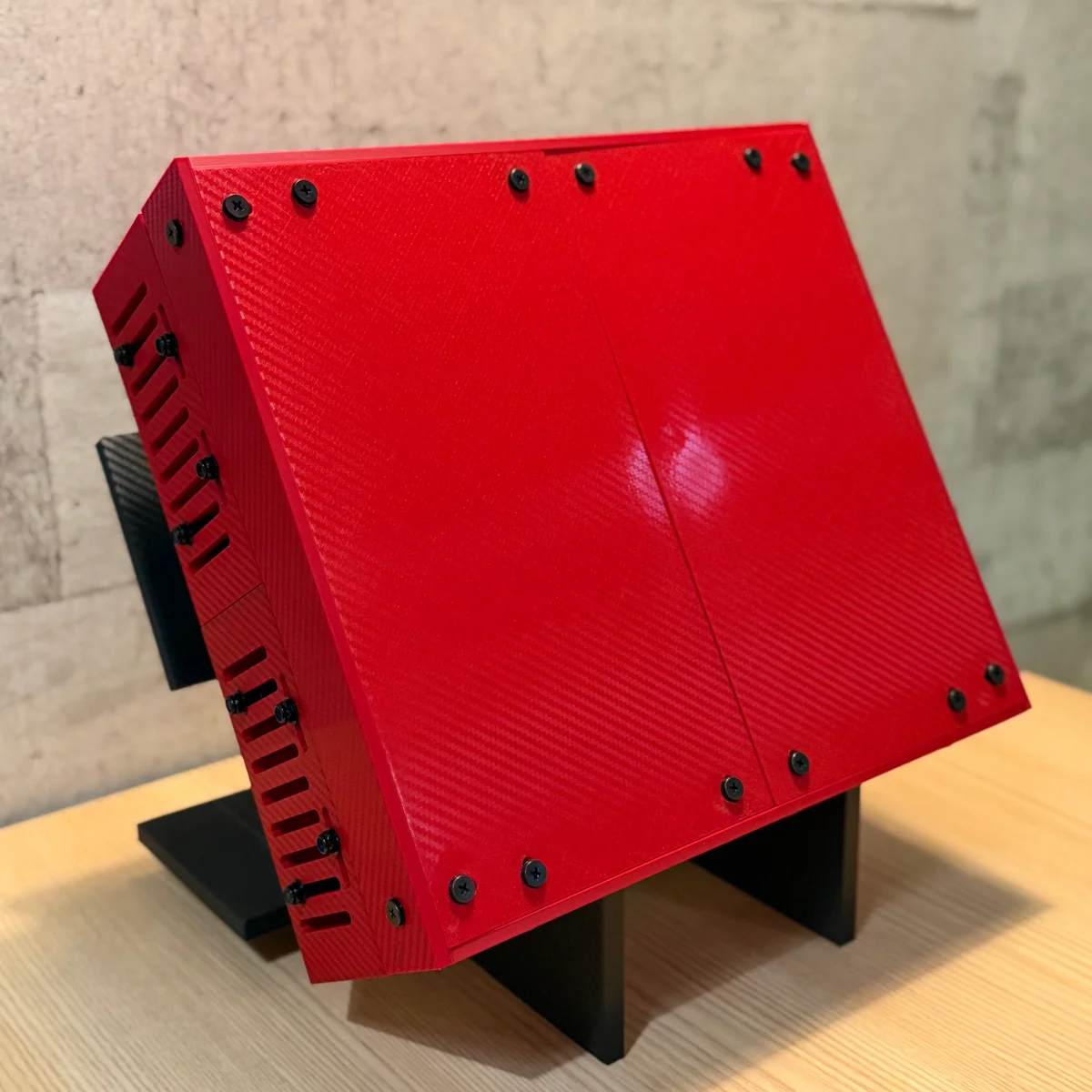 zudo-stand-60x2に10BOXを載せた写真3