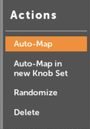 Auto-Mapメニュー