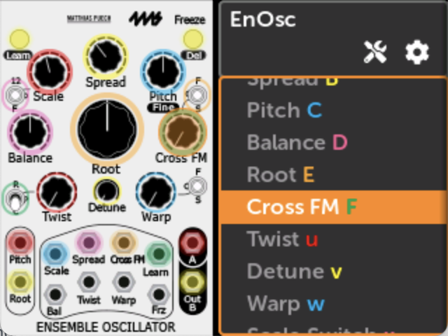 EnOsc マッピング済み