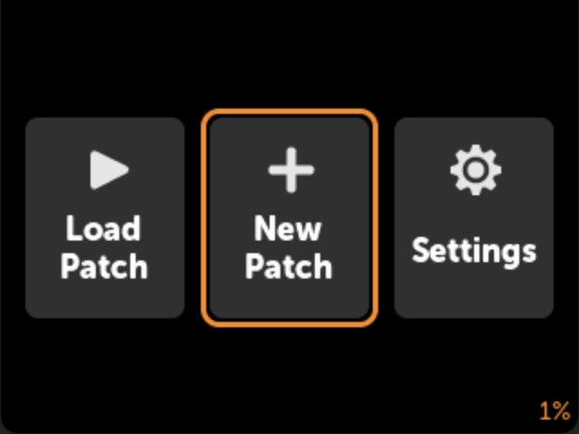 メインメニュー - New Patch