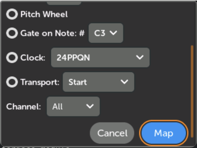 ピッチホイールマッピング