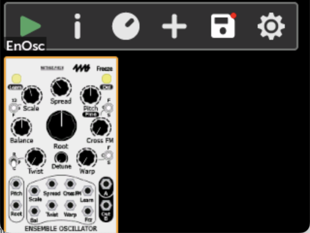 パッチビュー - EnOsc