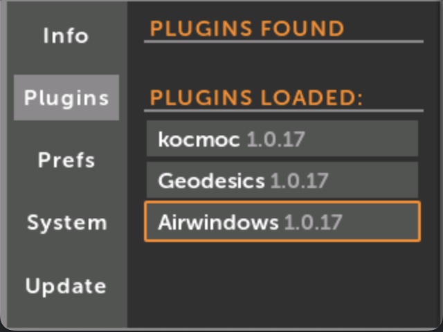 プラグインバージョン