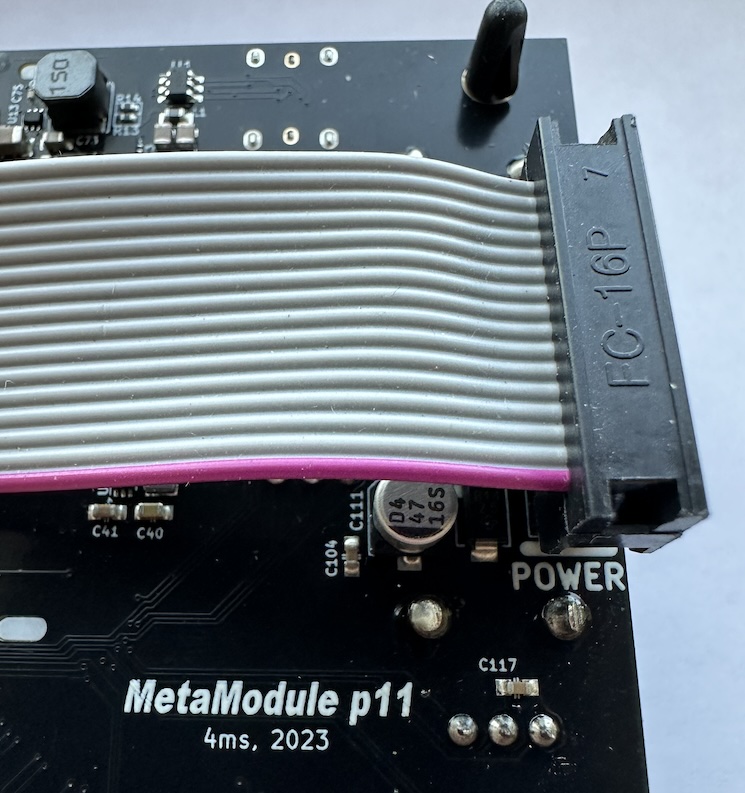 電源ヘッダー接続