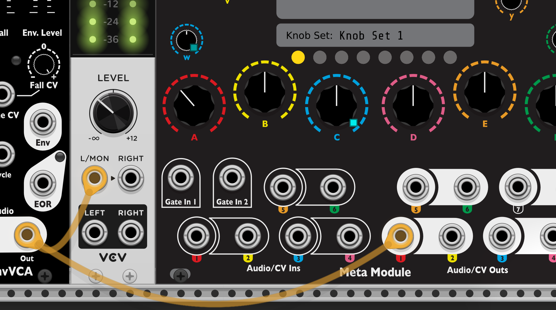 VCV 出力ジャックマッピング