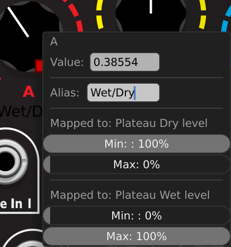 VCV マッピング範囲