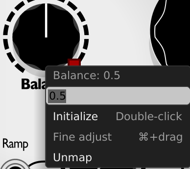 VCV マッピング解除